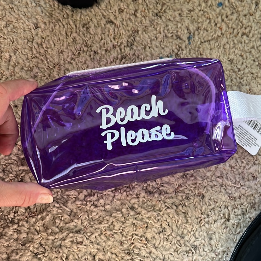 “Beach Please” Accessory Pouch